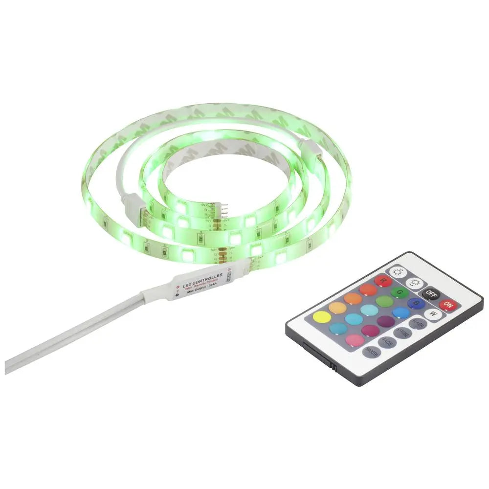 B-Ware Sygonix Led Streifen Komplettset Lichtband Rgb Usb 5 V 150 Cm Sy5225288 2 Stück - 4064161223407