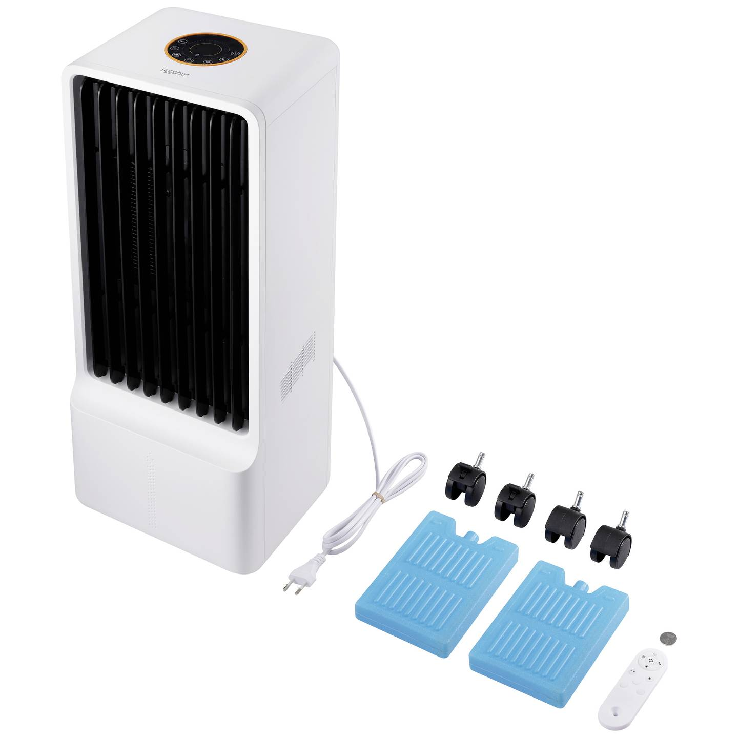 B-Ware Sygonix Luftkühler Klimagerät Ventilator Weiß Fernbedienung Timer Led Display - 4064161310022