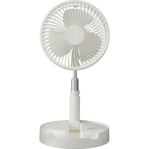 B-Ware Sygonix Mini Tischventilator Standventilator Höhenverstellbar Weiß 10 Stück - 4064161165943