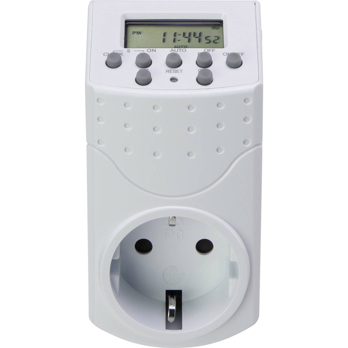 Sygonix SY-5045300 Mini Zeitschaltuhr Timer Wochenzeit digital weiß 10 STÜCK - 4064161205311