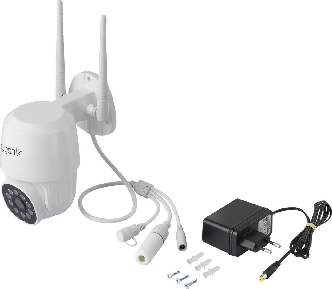 Sygonix Ptz Wlan Sy4760960 Lan Wlan Ip überwachungskamera Kamera Siehe Text/Foto C-Ware - 4064161183992