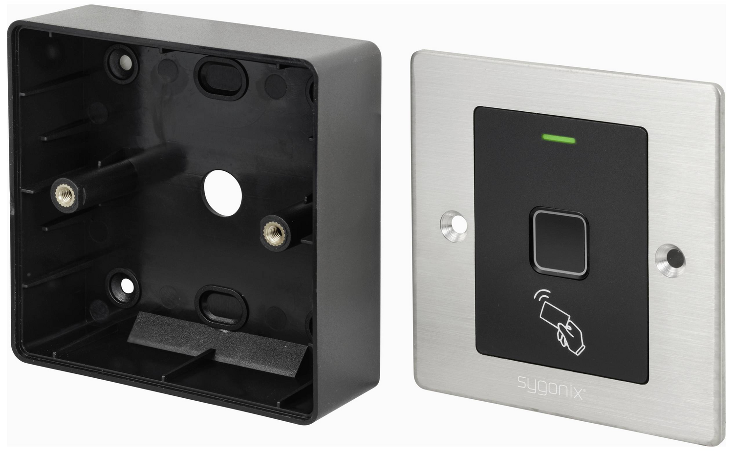 B-Ware Sygonix Sy 6097868 Fingerprint/Rfid Zugangssystem Unterputz Codeschloss Schl717