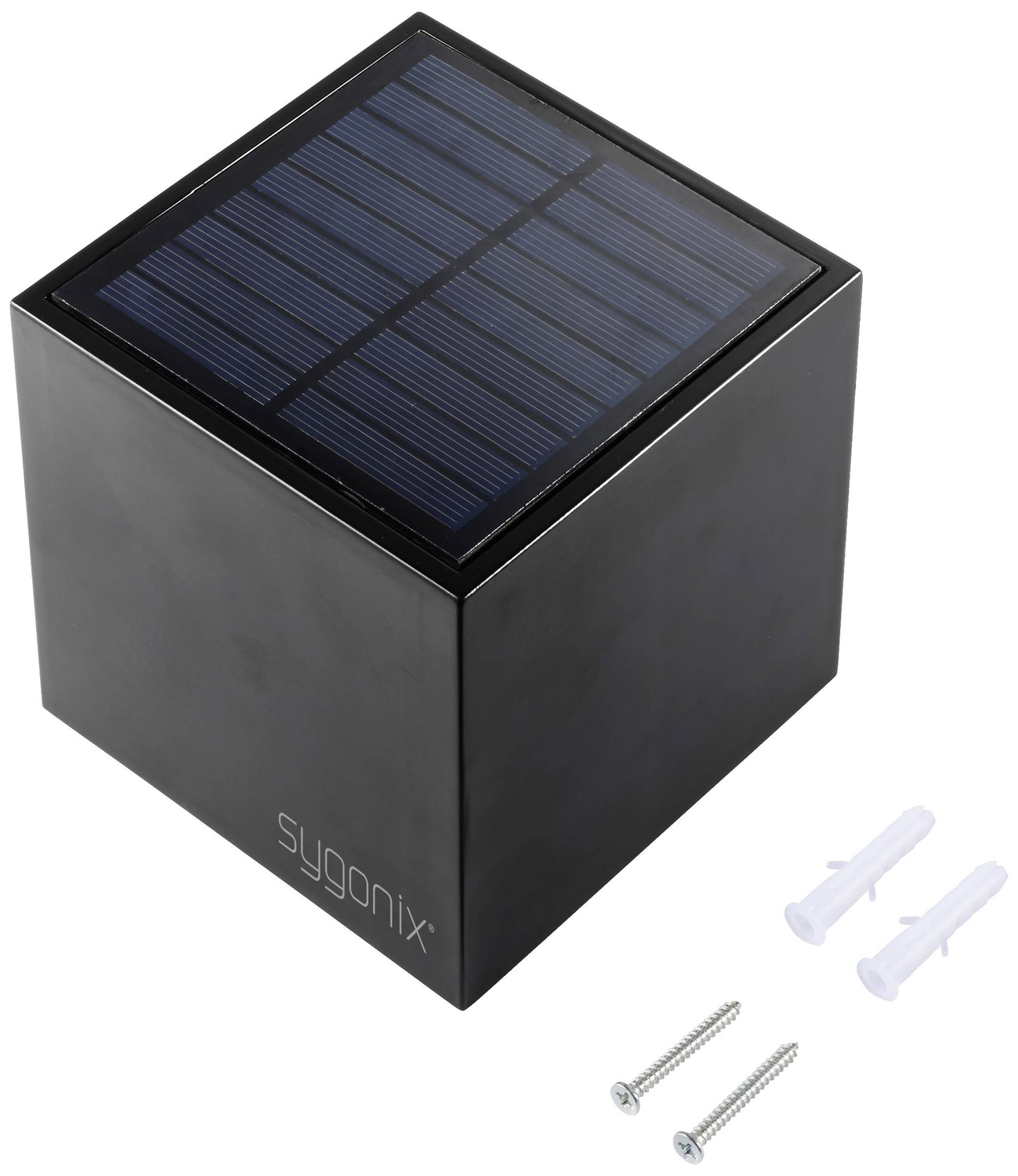 B-Ware Sygonix Sy 5499356 Solar Wandstrahler 0.9 W Warmweiß Schwarz Wandleuchte 4 Stück - 4064161242095
