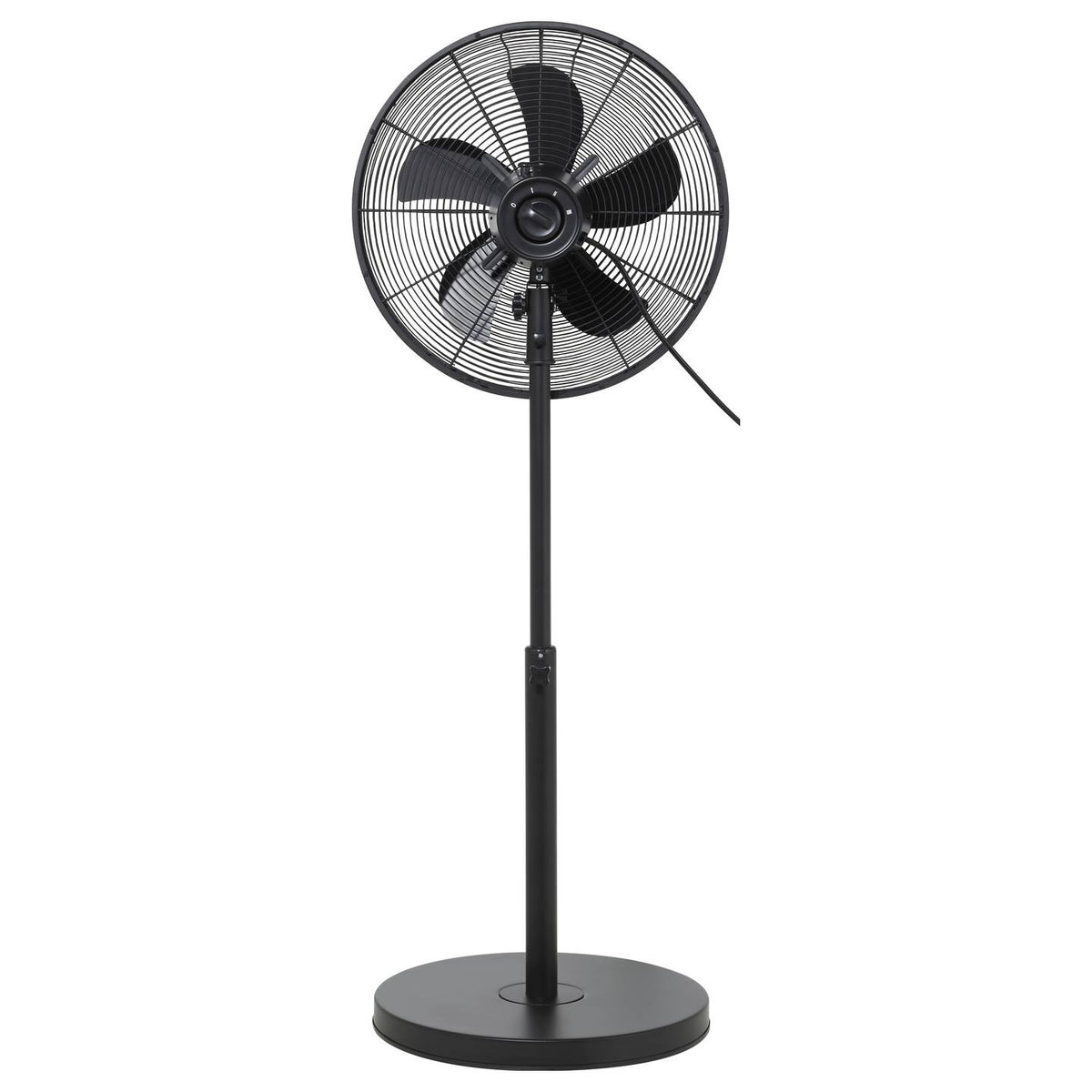 Sygonix Standventilator Ventilator Lüfter Schwarz Höhenverstellbar 50W 445mm - 4064161389417