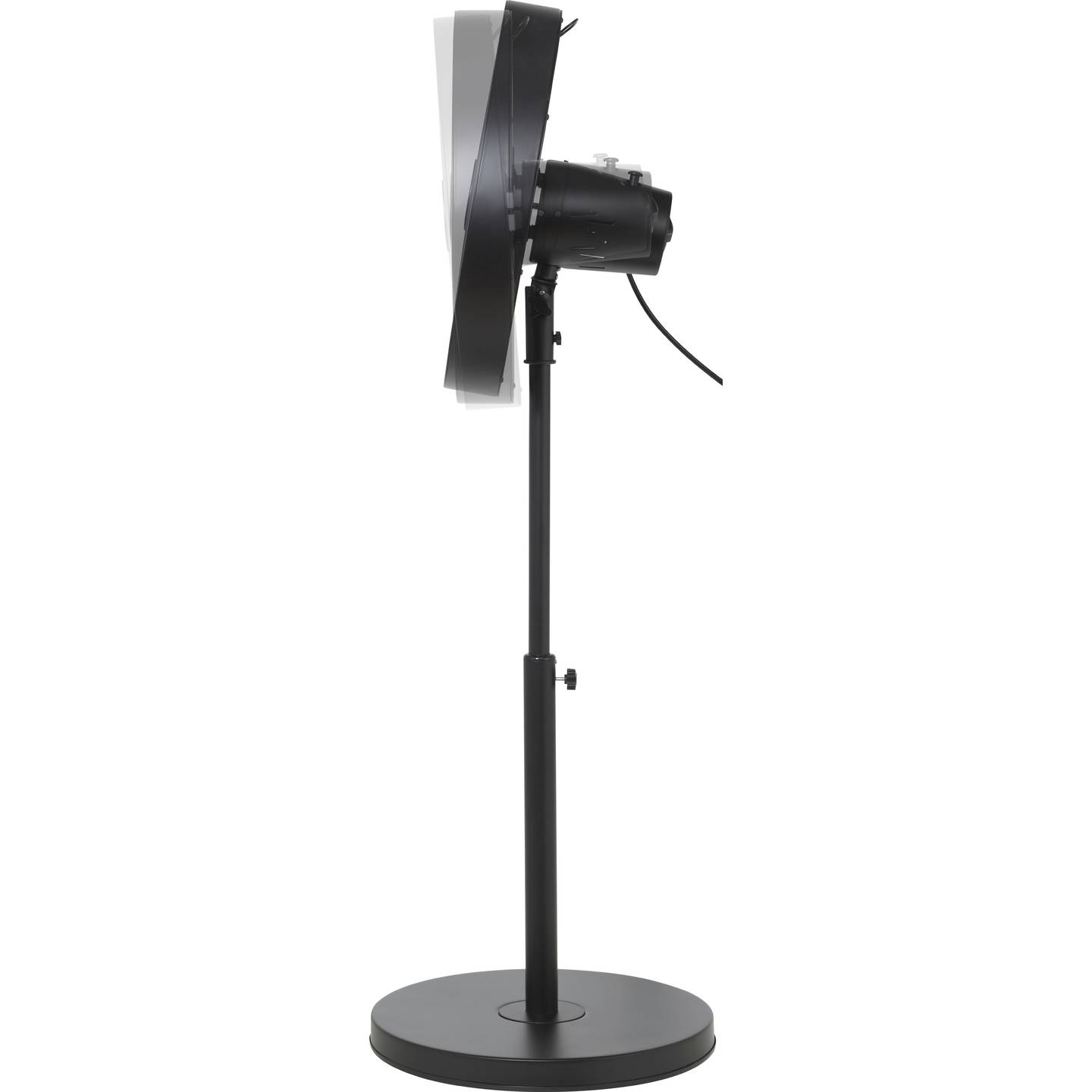 B-Ware Sygonix Standventilator Ventilator Lüfter Schwarz Höhenverstellbar 50 W 445mm - 4064161389417