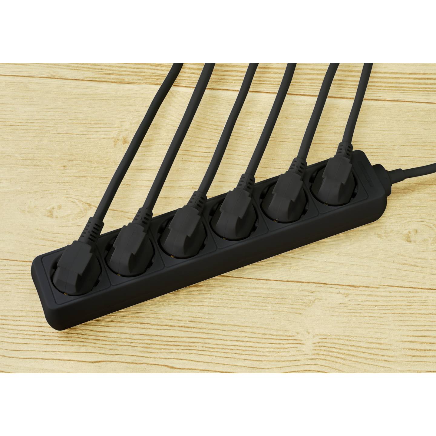 Sygonix SY-4890996 Steckdosenleiste Mehrfachsteckdose 6fach 7 STÜCK - 4064161192444