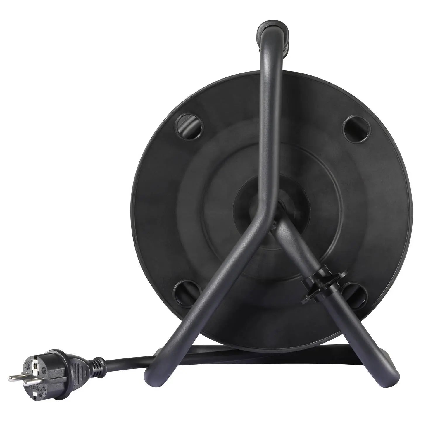 B-Ware Sygonix Kabeltrommel Kabelrolle Schwarz Schutzkontakt 4fach Kabel 25m Ip44 - 4064161478777
