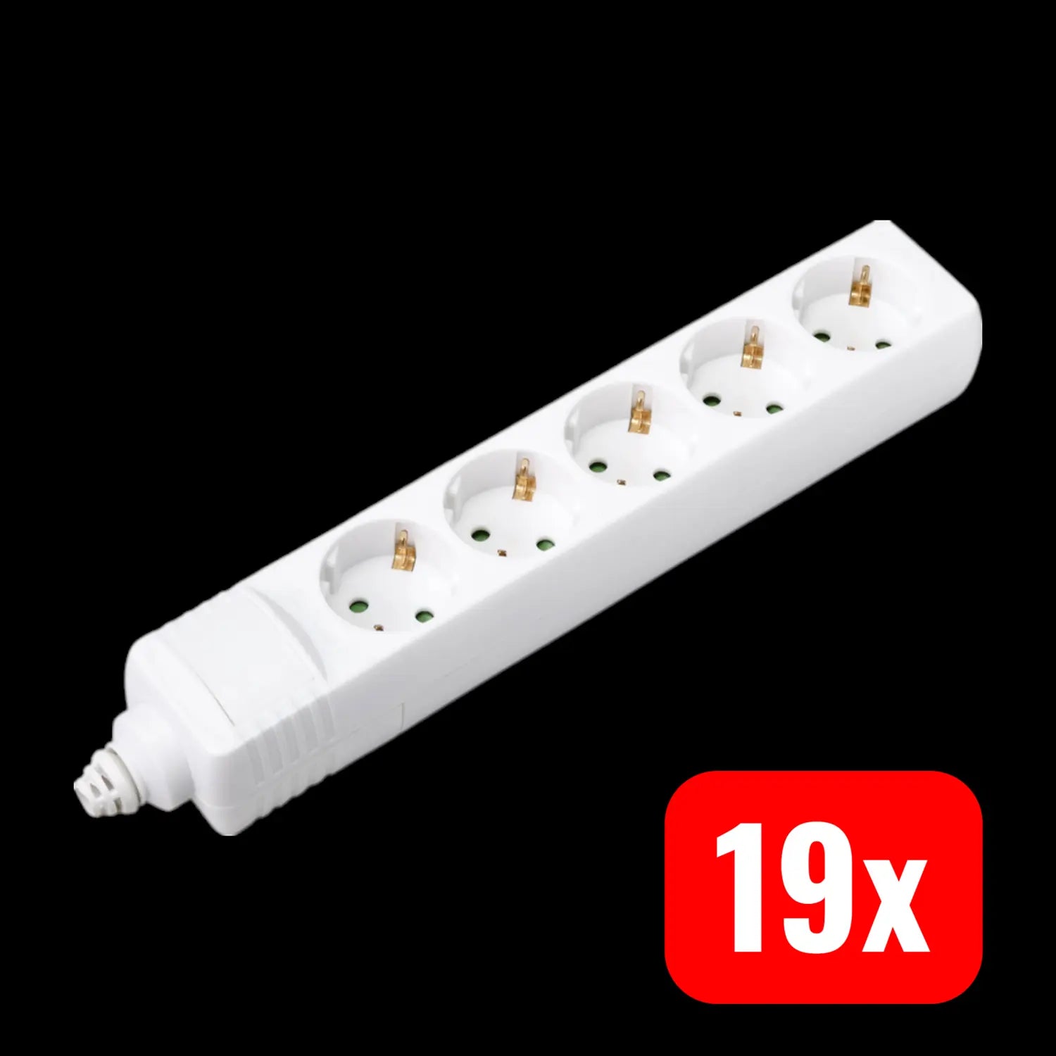 B-Ware Sygonix Steckdosenleiste Mehrfachstecker 5fach Innen Berührungsschutz 19 Stück - 4064161177359