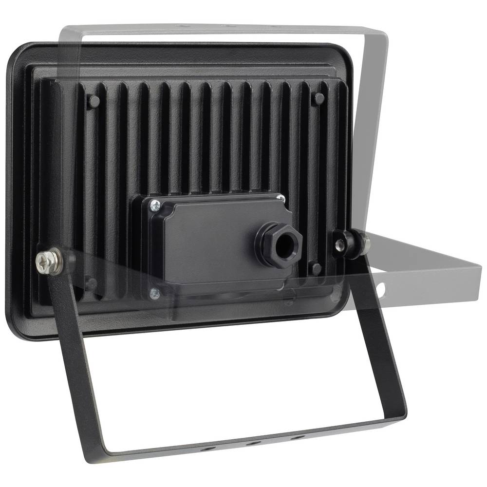 Sygonix SY-5051772 LED-Flutlichtstrahler Außenstrahler Flutlicht schwarz 2 STÜCK - 4064161207506