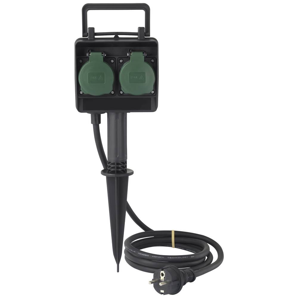 Sygonix Sy 5231004 Gartensteckdose Energiestation Außenbereich 3 Stück B-Ware - 4064161226217