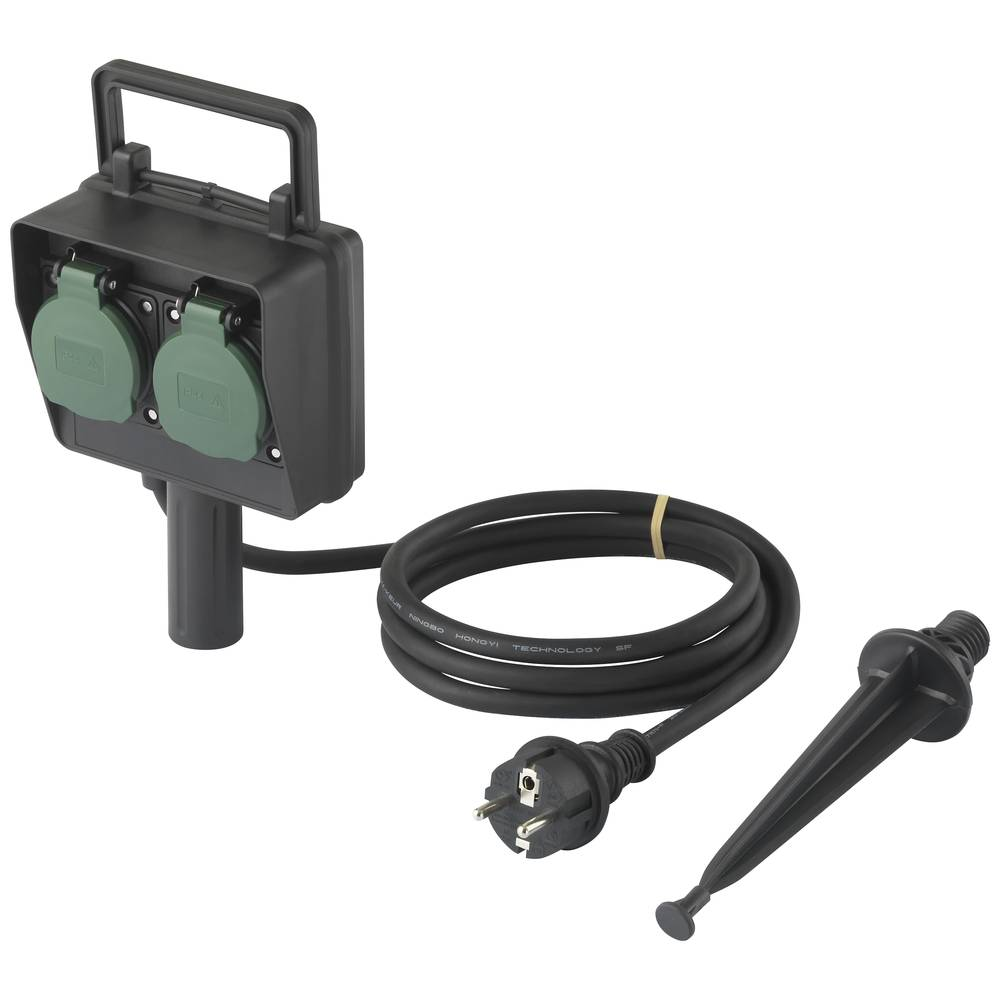 Sygonix Sy 5231004 Gartensteckdose Energiestation Außenbereich 3 Stück B-Ware - 4064161226217