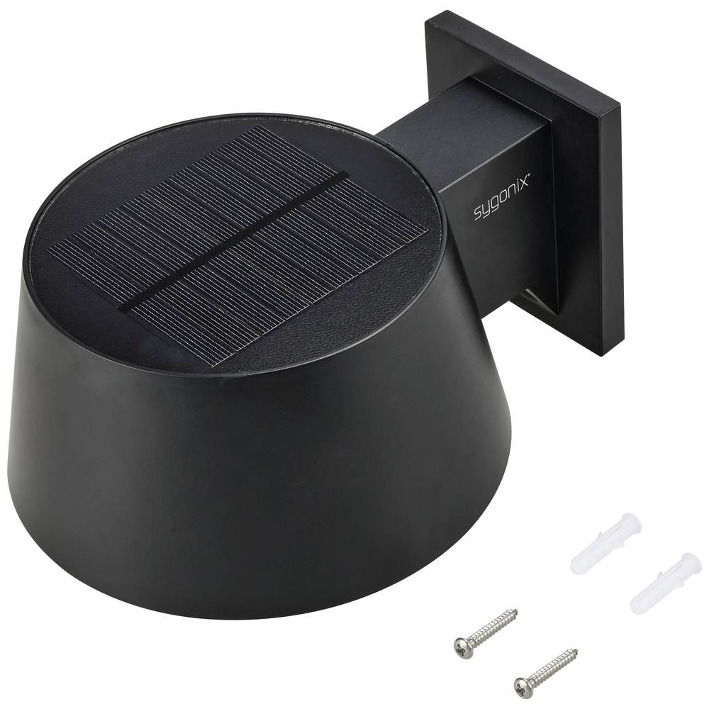 Sygonix Sy 5801972 Solar Außenwandleuchte Lampe Led Bewegungsmelder