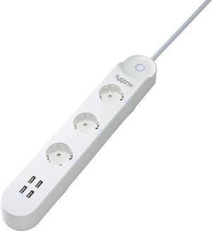B-Ware Sygonix Wi Fi Steckdosenleiste App Steuerbar Mehrfachsteckdose Siehe Text/Foto835