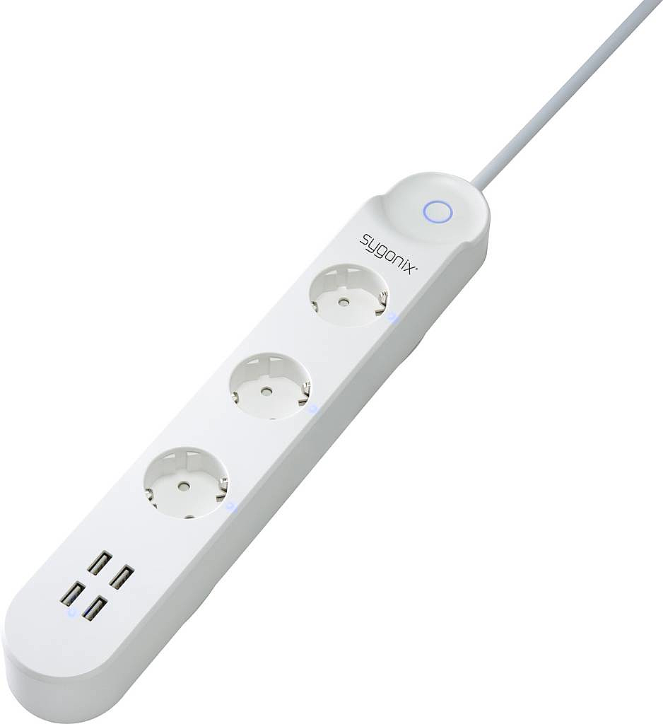 B-Ware Sygonix Wi Fi Steckdosenleiste App Steuerbar Mehrfachsteckdose Siehe Text/Foto - 4064161017365