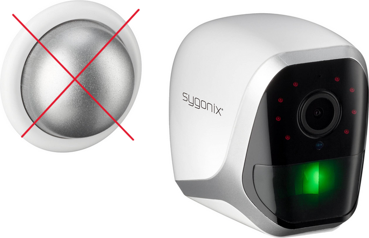 Sygonix Sy 4452324 Wlan Ip überwachungskamera 1920x1080 Pixel Siehe Text/Foto B-Ware