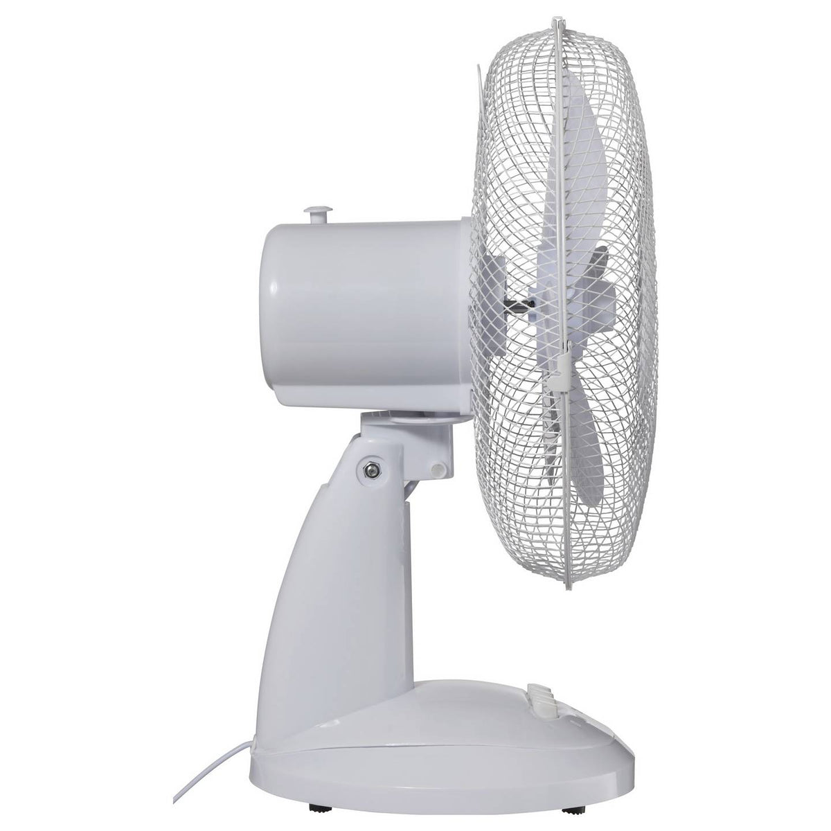 Sygonix Tischventilator Ventilator Lüfter Weiß 40W 237mm x 460mm Drehfunktion - 4064161342573