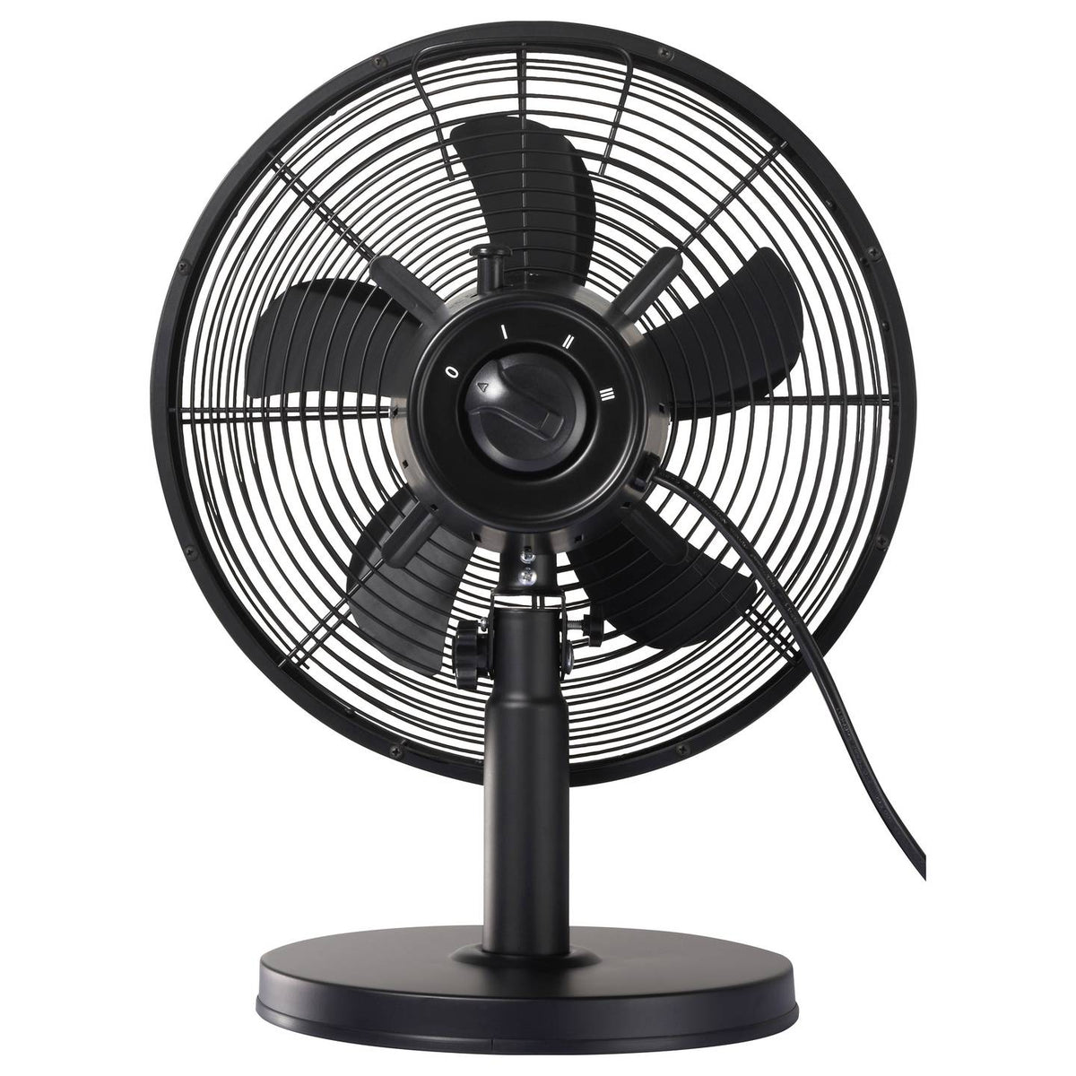 Sygonix Tischventilator Ventilator Lüfter SY-6661436 Schwarz Aluminium - 4064161389400