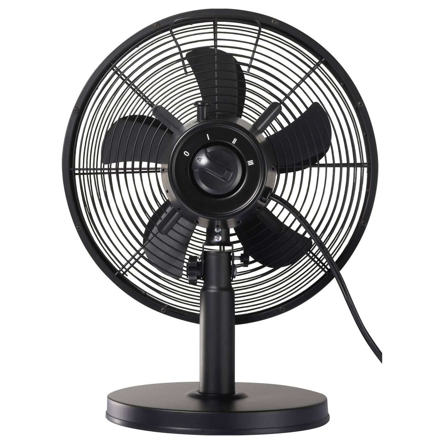 B-Ware Sygonix Tischventilator Ventilator Lüfter Sy 6661436 Schwarz Aluminium - 4064161389400