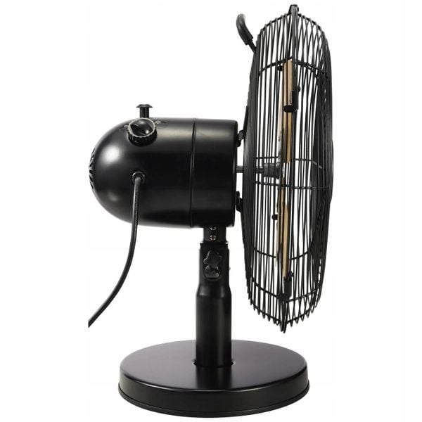 B-Ware Sygonix Tischventilator Ventilator Lüfter Schwarz 40 W Schreibtisch Konferenzraum - 4064161295961