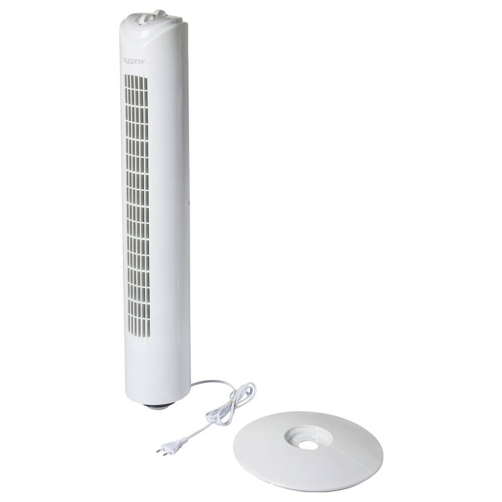 Sygonix Turmventilator 50 W 270 mm x 805 mm Weiß Oszillierend Timer Ventila8 - 4064161342580