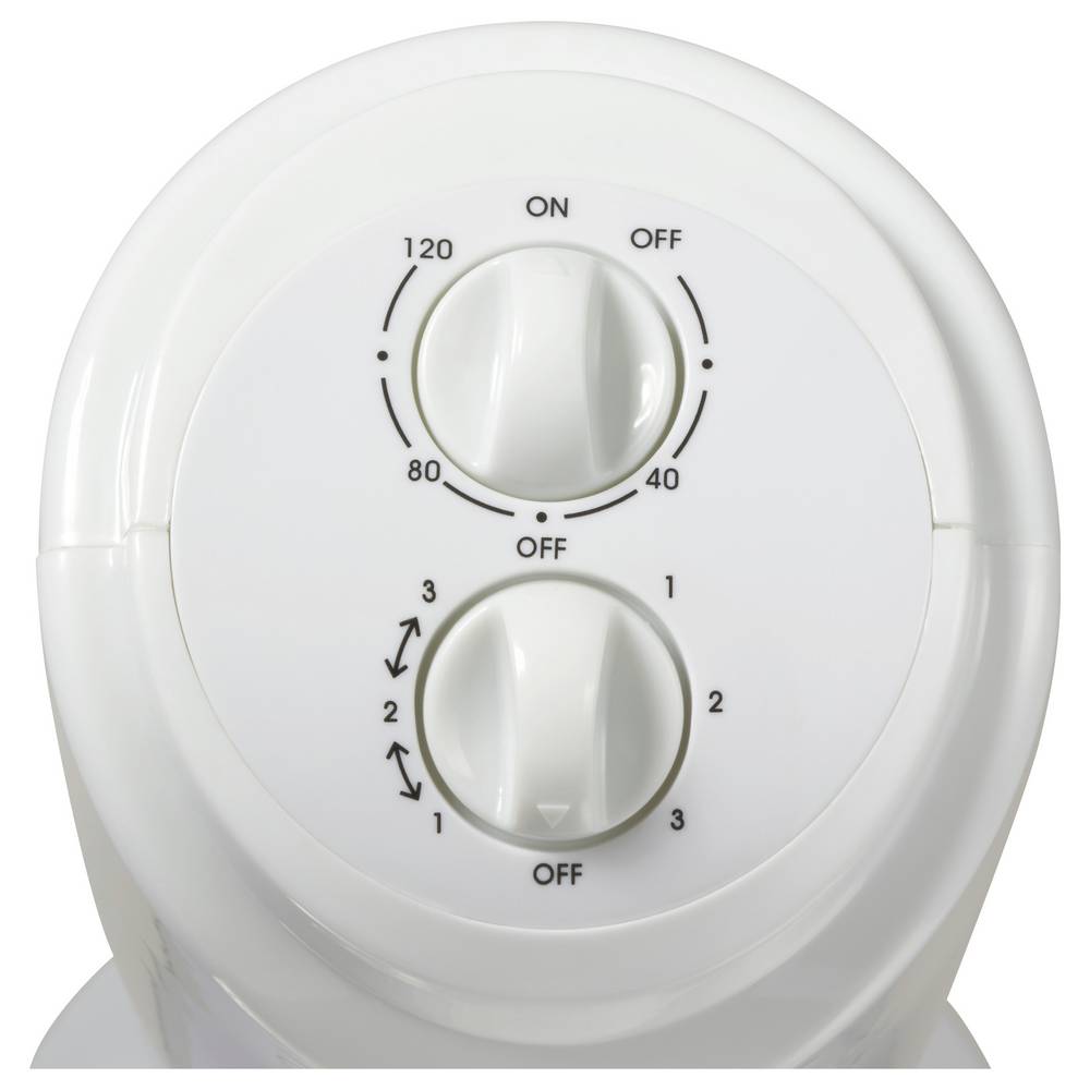 Sygonix Turmventilator 50 W 270 mm x 805 mm Weiß Oszillierend Timer Ventila8 - 4064161342580