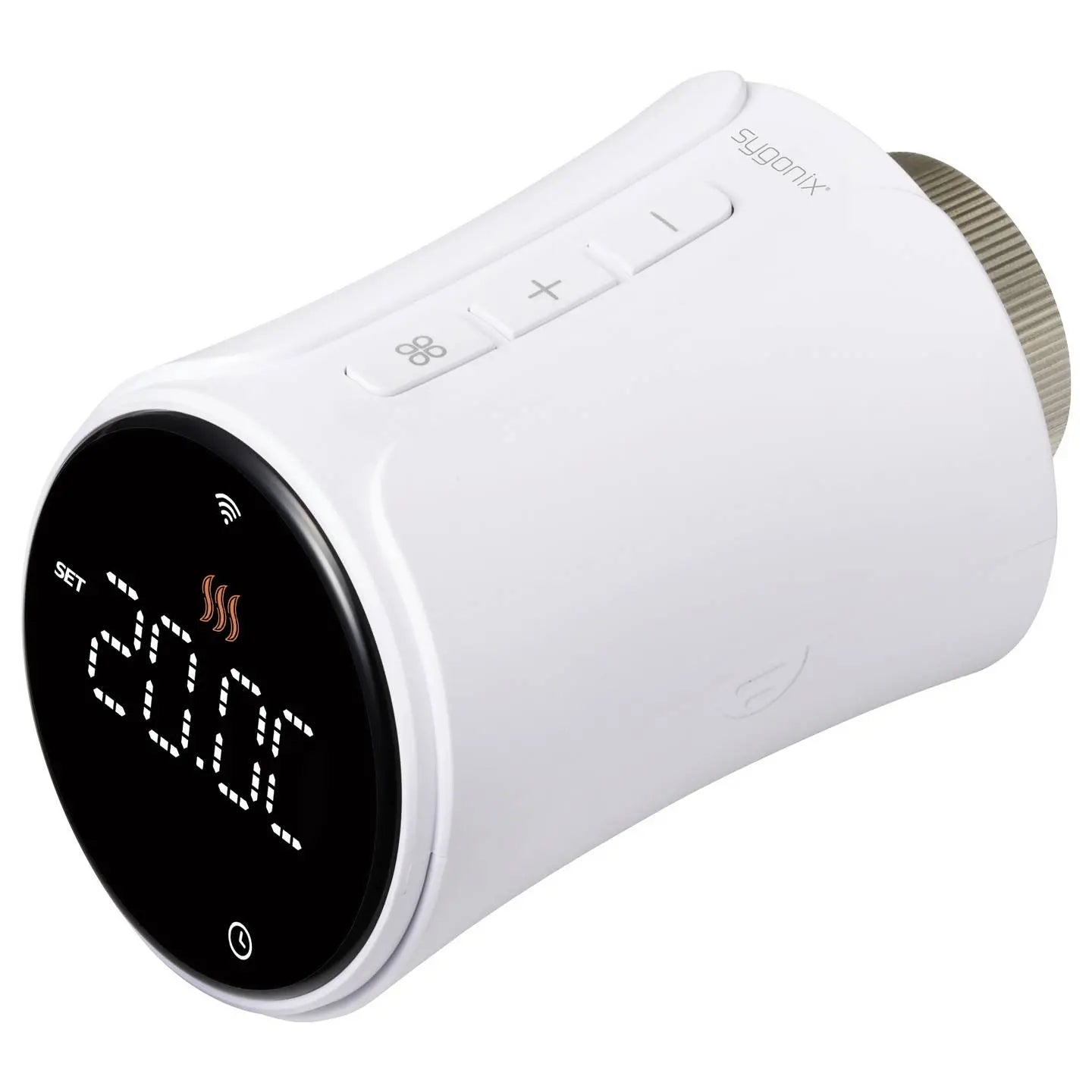 B-Ware Sygonix Heizkörperthermostat Thermostat Tuya Zigbee Funk Elektronisch Weiß Smart - 4064161473048