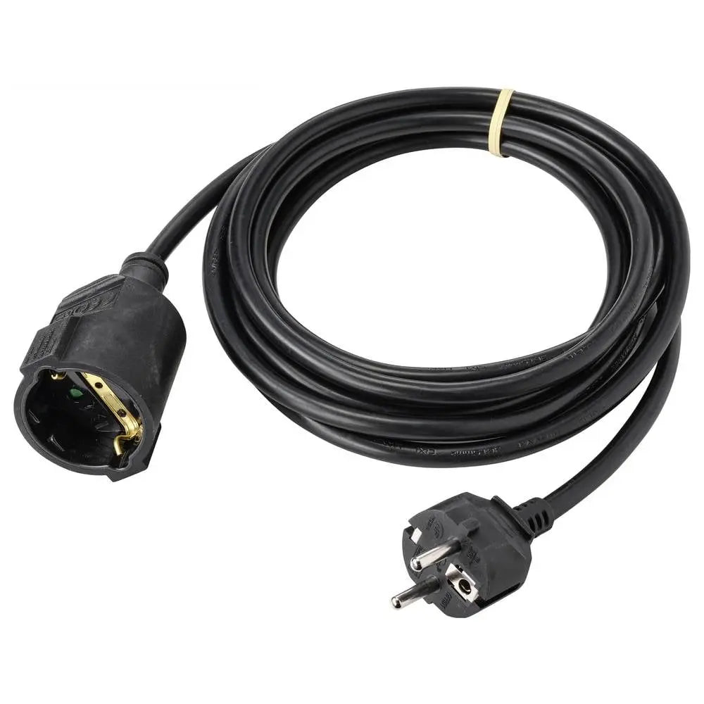 B-Ware Sygonix Verlängerungskabel Stromkabel Schwarz Stromleitung 5 M 16 A 6 Stück - 4064161188898