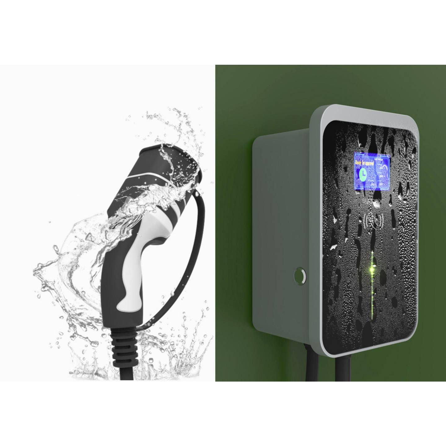 B-Ware Sygonix Wallbox Ladegerät Evse Typ 2 22 K W 32 A Mode 3 5 M Schwarz Wi Fi Rfid - 4064161394053