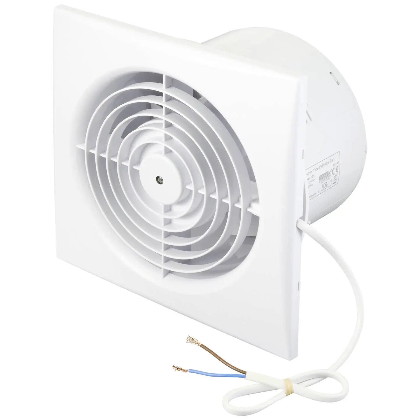 B-Ware Sygonix Wand  Und Deckenlüfter Ventilator 230 V 150 Badlüfter Weiss - 4064161227245