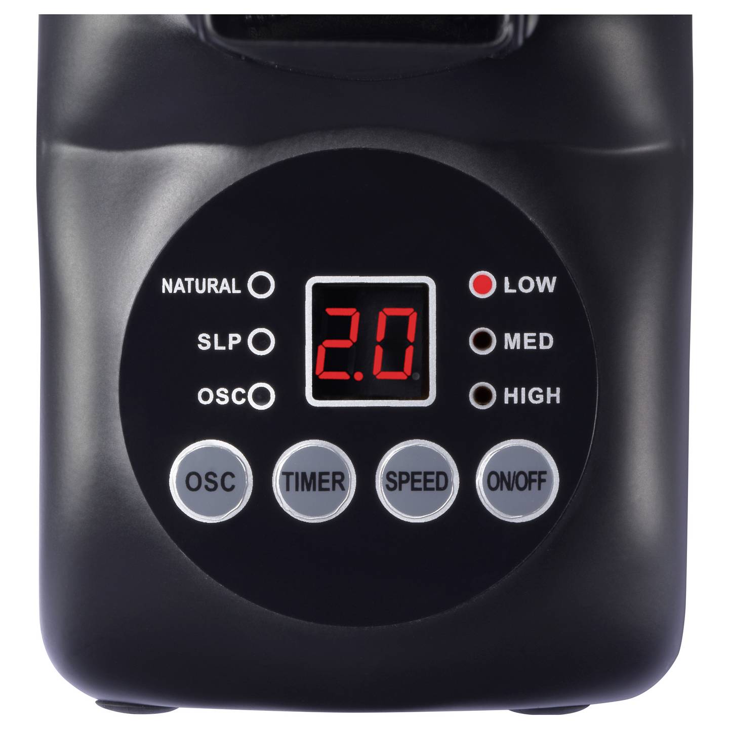 Sygonix Wandventilator Lüfter Schwarz 45cm Fernbedienung Timer Oszillierend 300 - 4064161389394