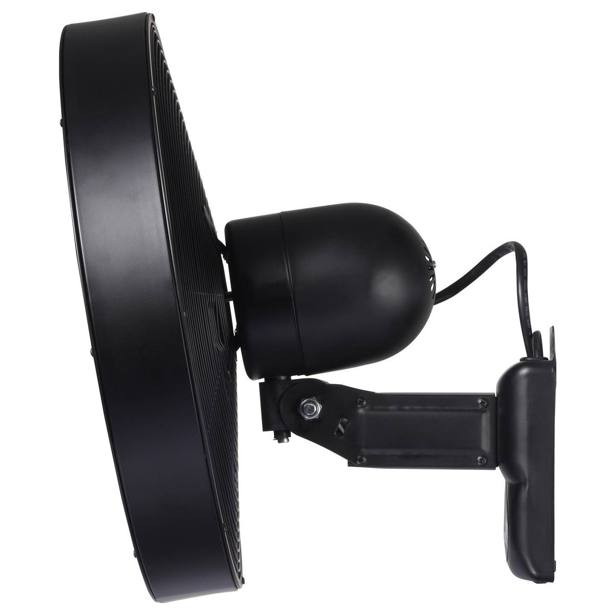 Sygonix Wandventilator Lüfter Schwarz 45cm Fernbedienung Timer Oszillierend 300 - 4064161389394