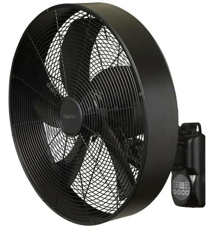 D-Ware Sygonix Wandventilator Sy 5237266 Ventilator Metall Schwarz Defektware580 - 4064161228365