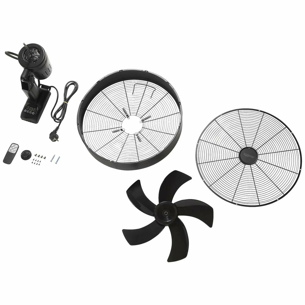 D-Ware Sygonix Wandventilator Sy 5237266 Ventilator Fernbedienung Defektware - 4064161228365