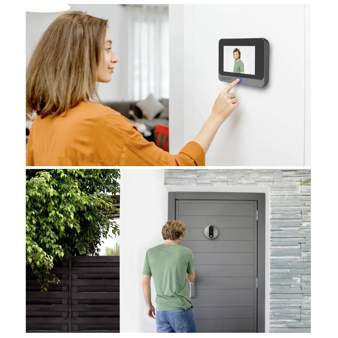 B-Ware Sygonix Ip Video Türsprechanlage Gegensprechanlage Kamera Video Inneneinheit438 - 4064161207339