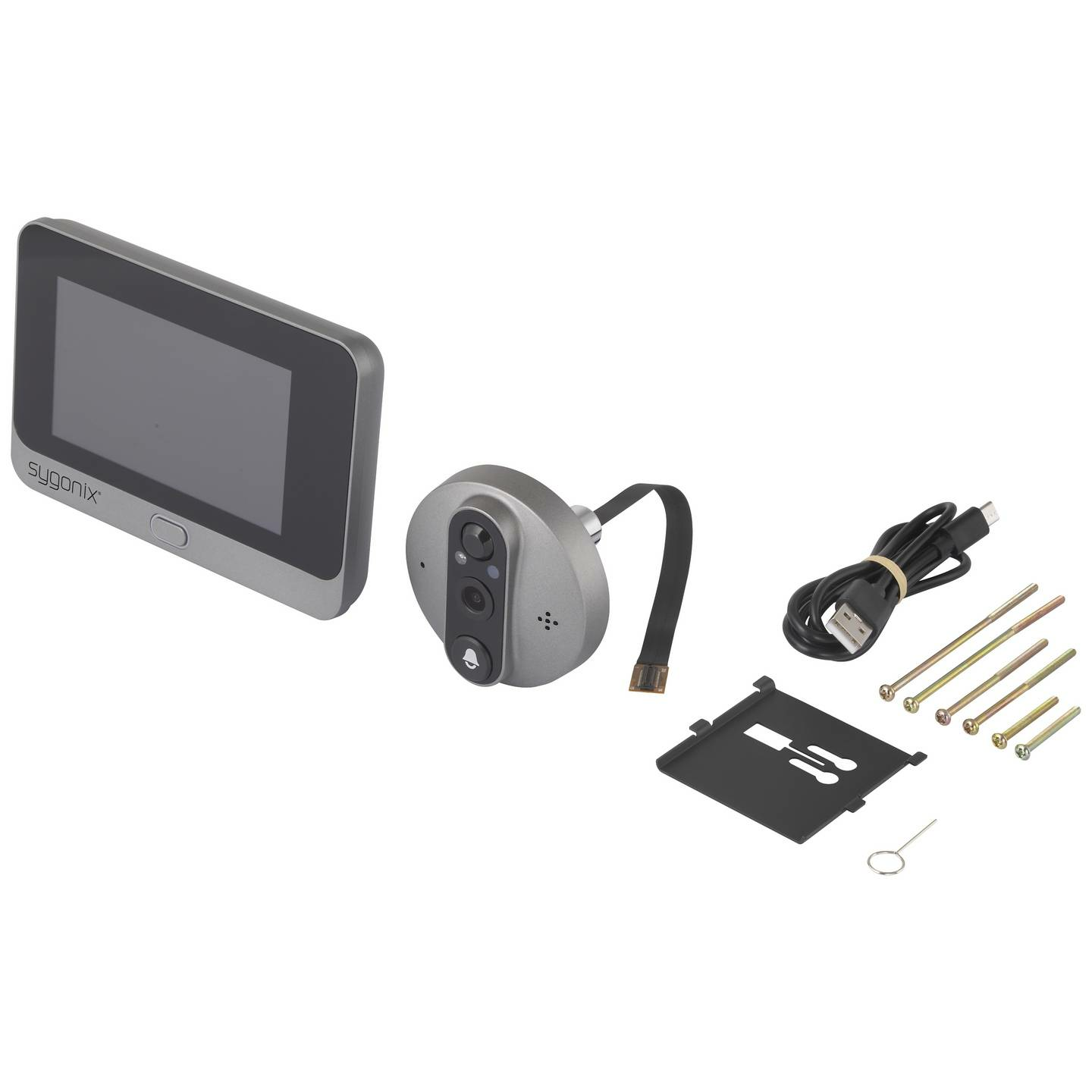 B-Ware Sygonix Ip Video Türsprechanlage Gegensprechanlage Kamera Video Inneneinheit - 4064161207339