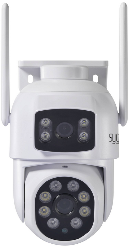 Caméra de surveillance IP Wi-Fi Sygonix Sy 6271366, résolution 1920 x 1080 pixels, produit d'occasion.