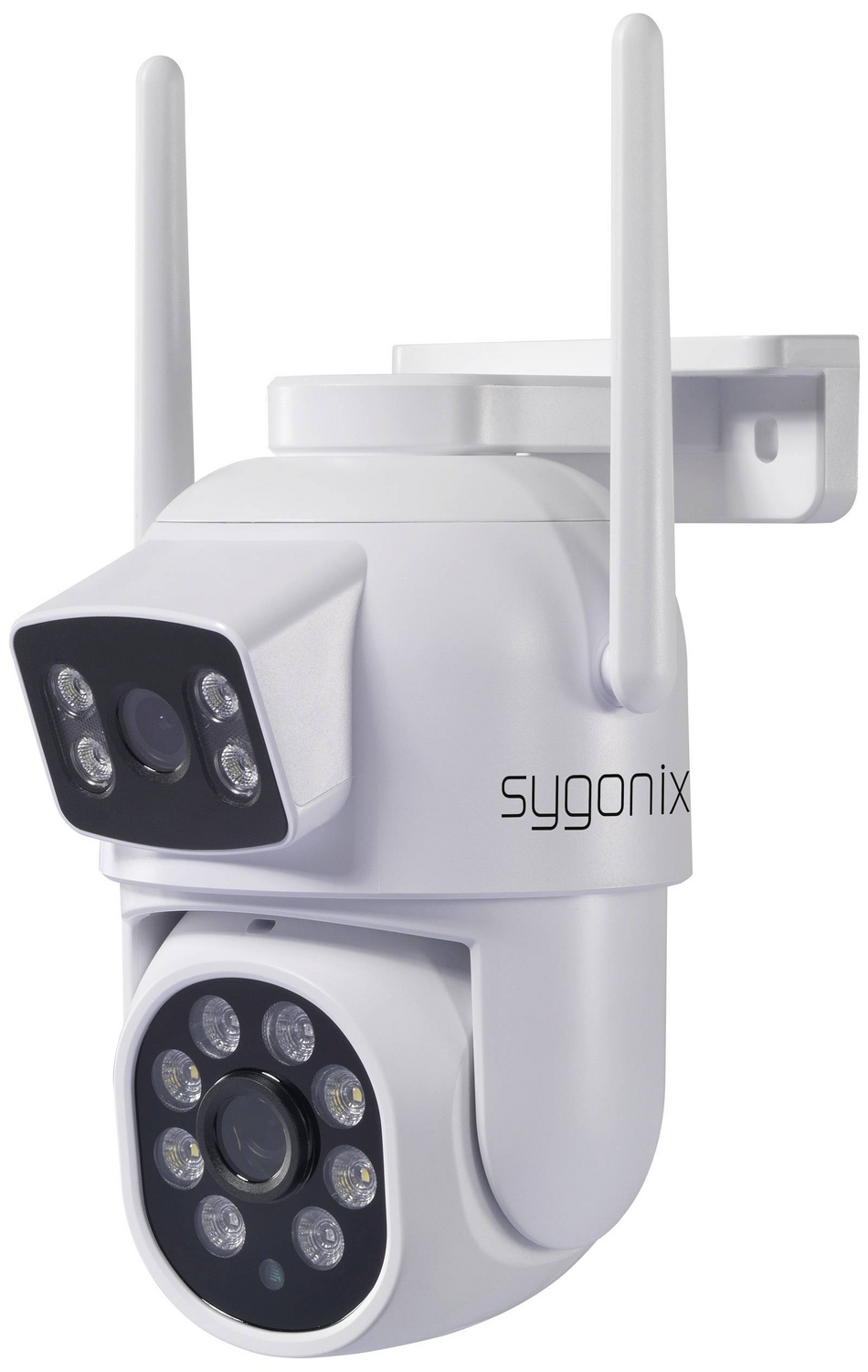 Caméra de surveillance IP Wi-Fi Sygonix Sy 6271366, résolution 1920 x 1080 pixels, produit d'occasion.