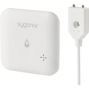 B-Ware Sygonix Wassermelder Sensor Melder App Steuerung Batteriebetrieben 2 Stück