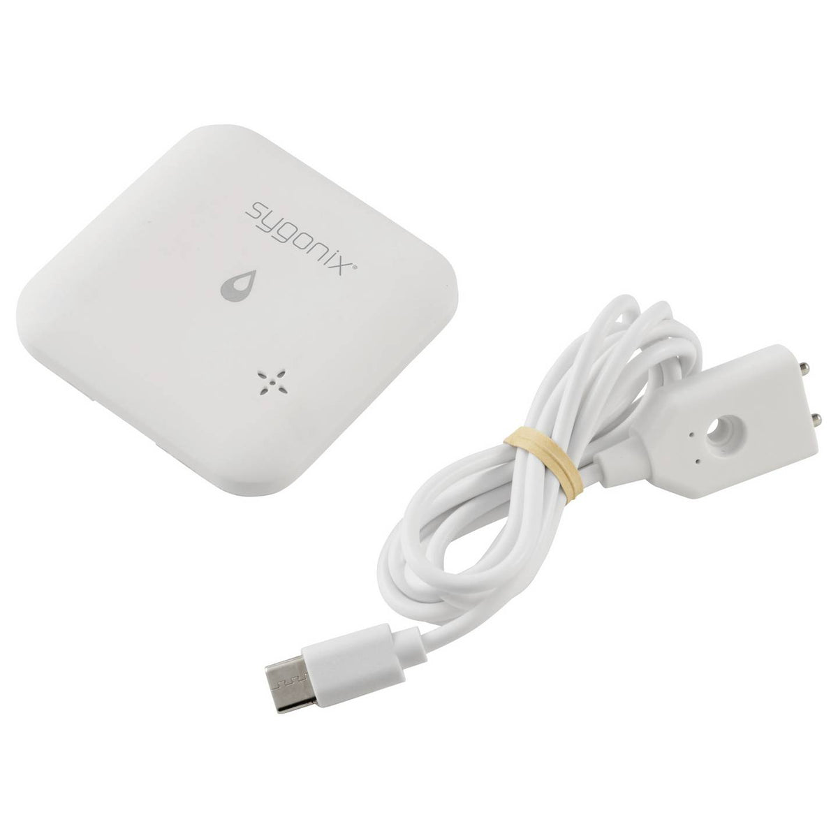 Sygonix Wassermelder Sensor App-Steuerung batteriebetrieben Boden Wand 3 STÜCK - 4064161407555