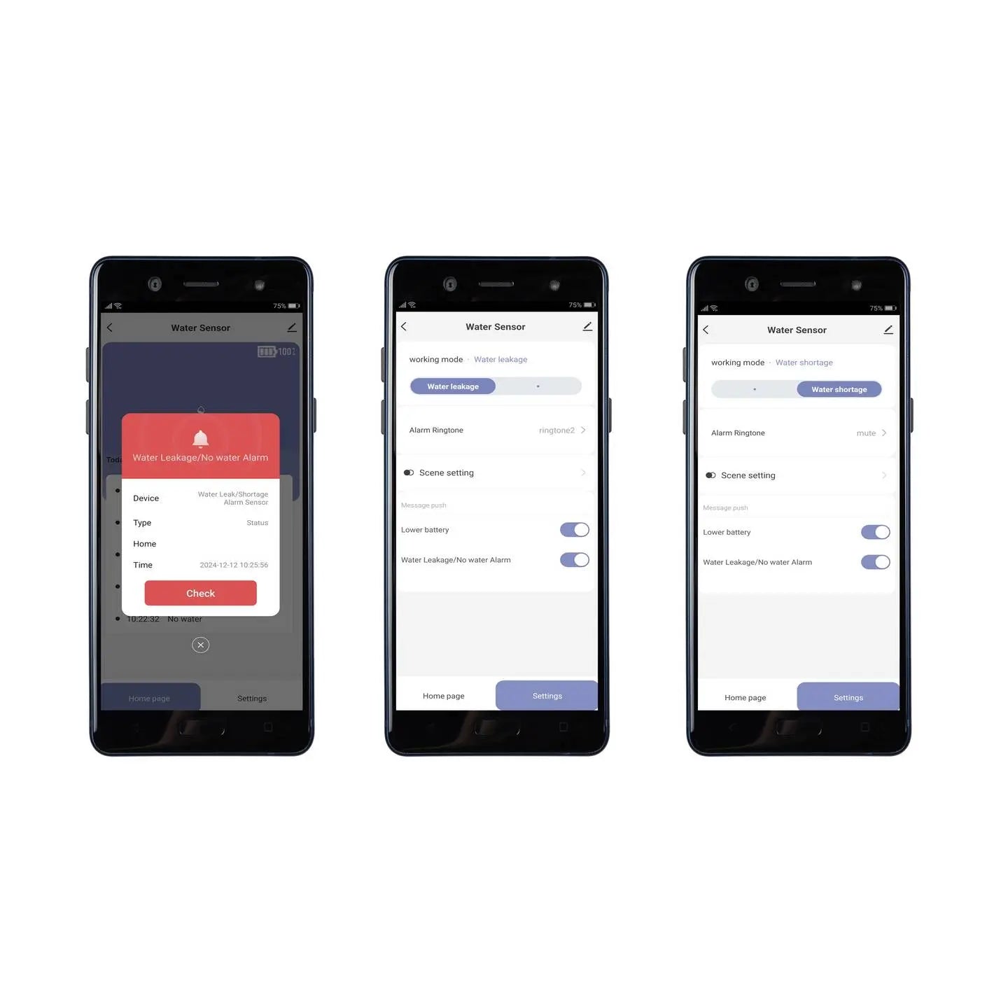 B-Ware Sygonix Wassermelder Sensor Melder App Steuerung Batteriebetrieben 2 Stück - 4064161407555