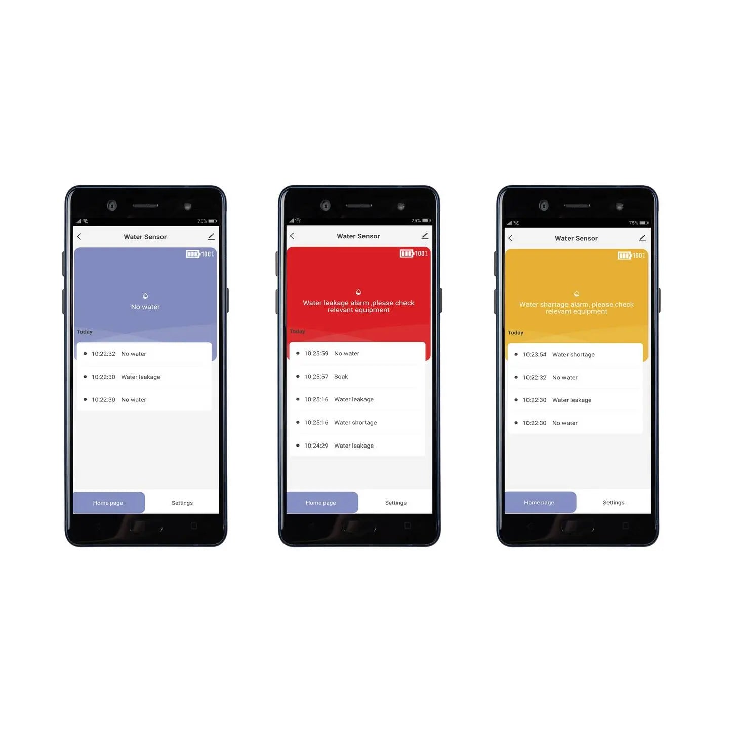 B-Ware Sygonix Wassermelder Sensor Melder App Steuerung Batteriebetrieben 2 Stück - 4064161407555