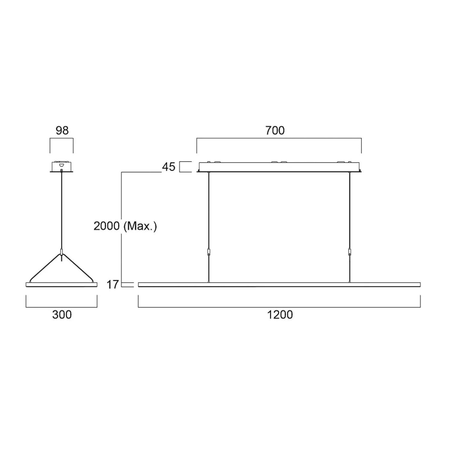 B-Ware Sylvania Pendelleuchte Hängelampe Led Büro Weiß Areum Dali Dimmer Treiber - 5410288429533