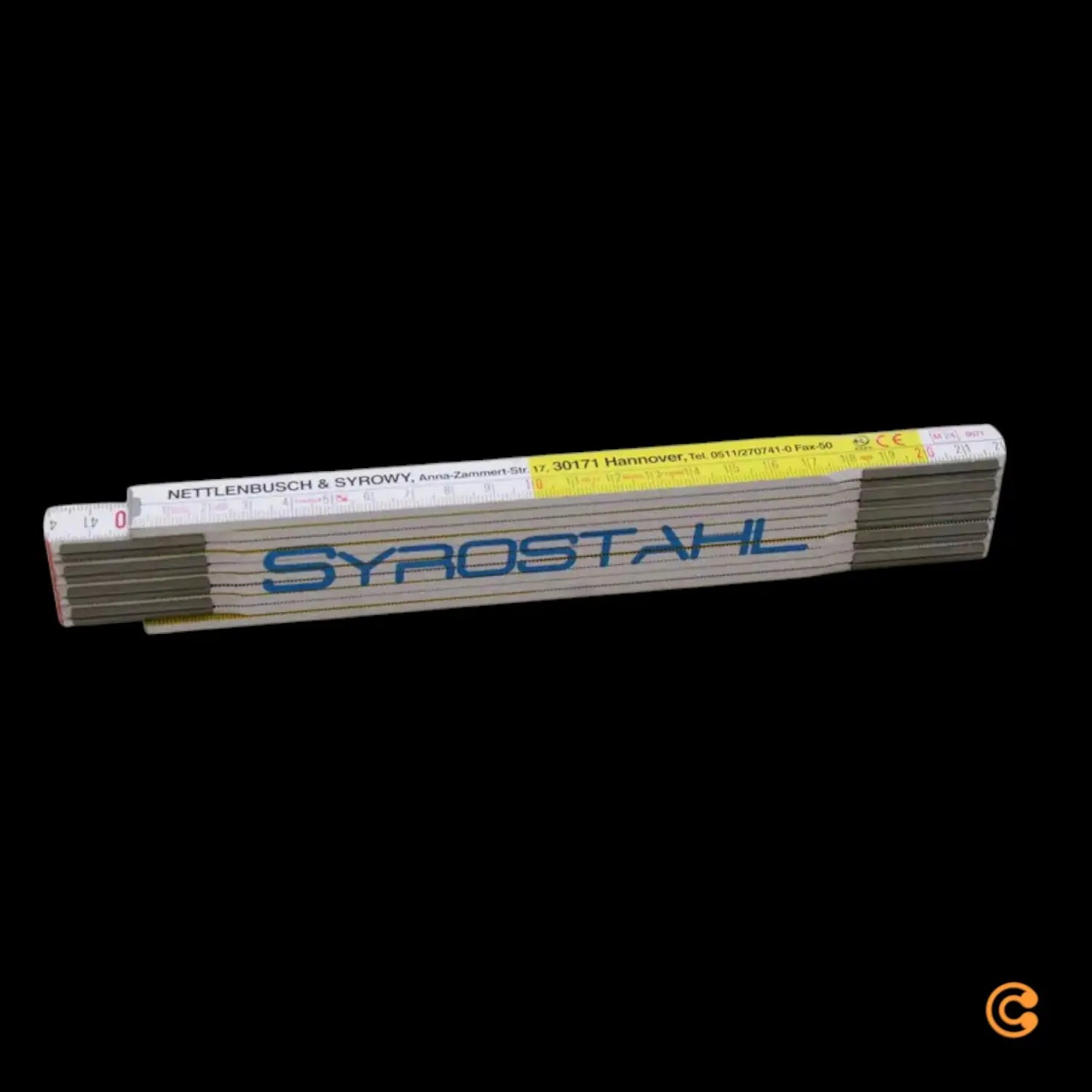 B-Ware Syrostahl Gliedermaßstab Zollstock 2000 Mm Messung 48 Stück - 1