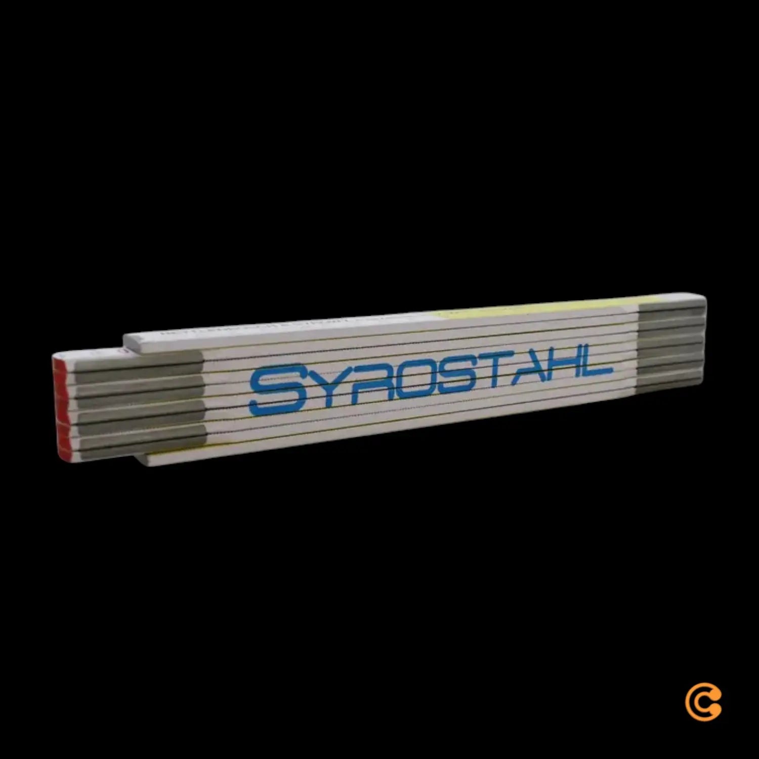 B-Ware Syrostahl Gliedermaßstab Zollstock 2000 Mm Messung 48 Stück - 1