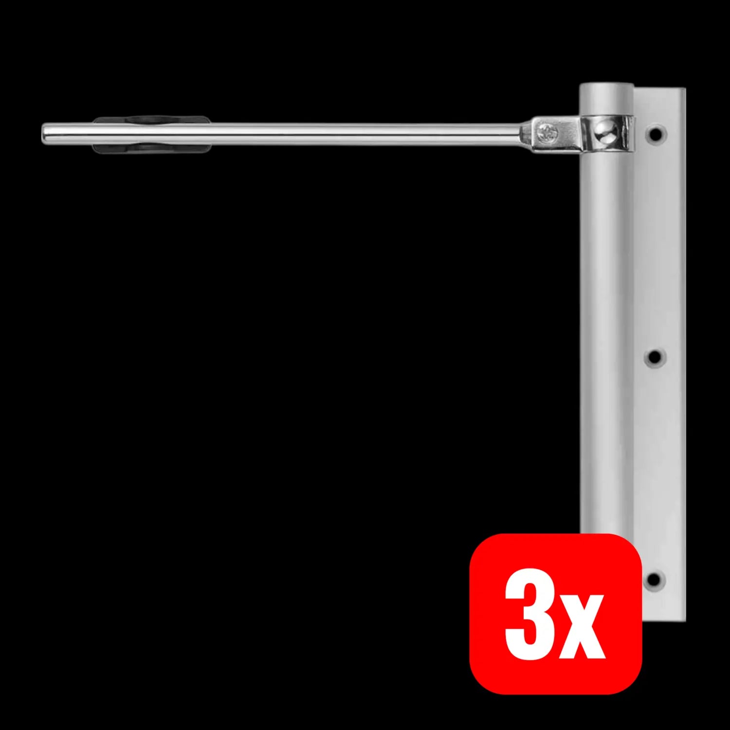 B-Ware Abus Türschließer Automatikschließer Schließsystem Aluminium Türzubehör 3 Stück - 4003318788086