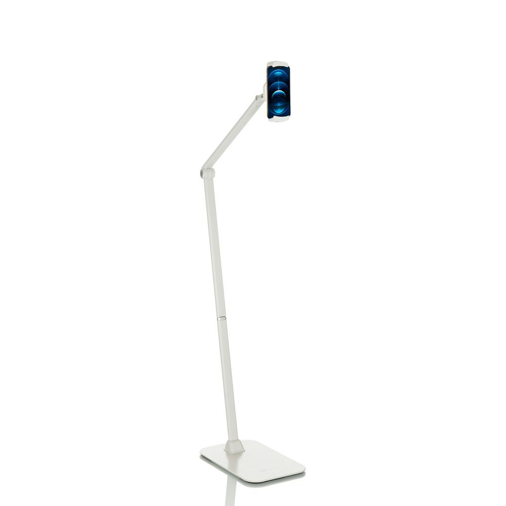 B-Ware Hjh Office  Tablet Handy Bodenständer Flexmobi Stand Metall Weiß Handyhalter483 - 4064323036296