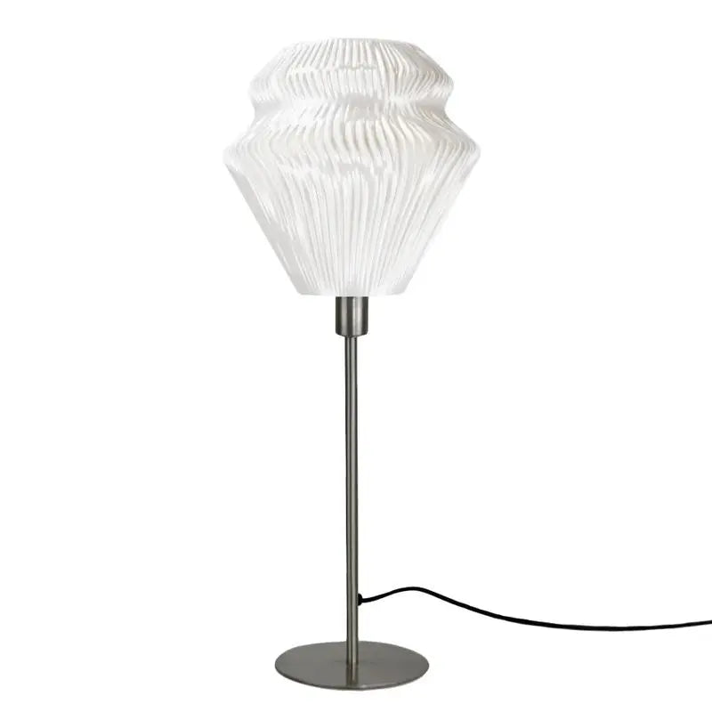 B-Ware Tagwerk Tischleuchte Lampe Lamell Biomaterial Dekorationsobjekt Weiss 25 Cm - 4260485260450