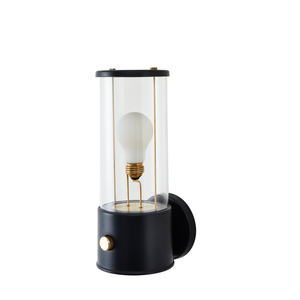 B-Ware Tala Wandleuchte Lampe Muse Schwarz Led E27 Aluminium Glas 32cm Ip44 Dimmbar318