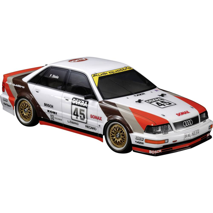Tamiya Audi V8 Tourenwagen, Set Brushed 1:10 Rc Modellauto Elektro Tourenwagen B-Ware