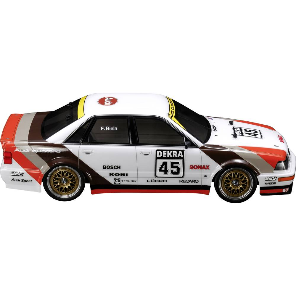 B-Ware Tamiya Audi V8 Tourenwagen, Set Brushed 1:10 Rc Modellauto Elektro Tourenwagen